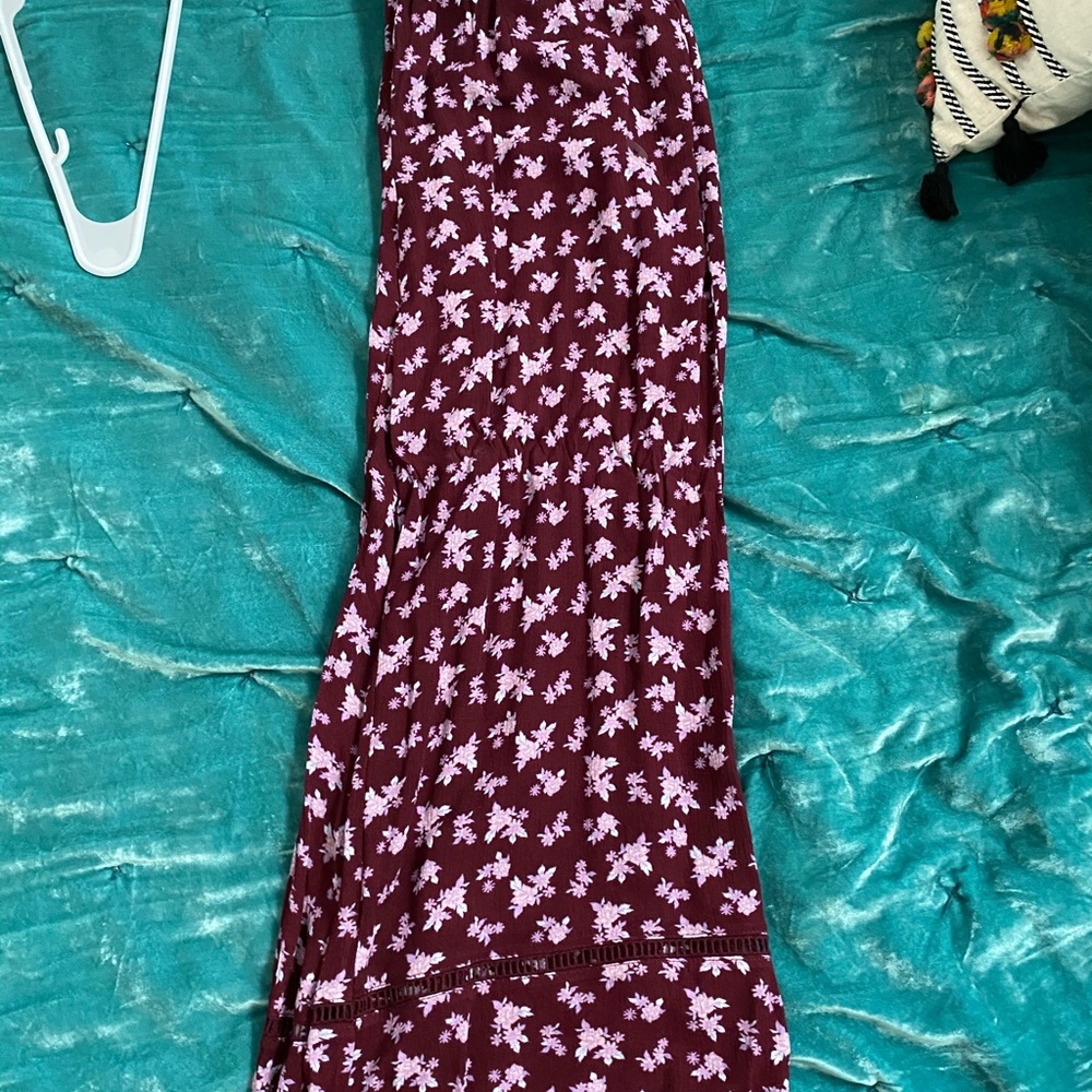 aeropostale wide leg cropped pants